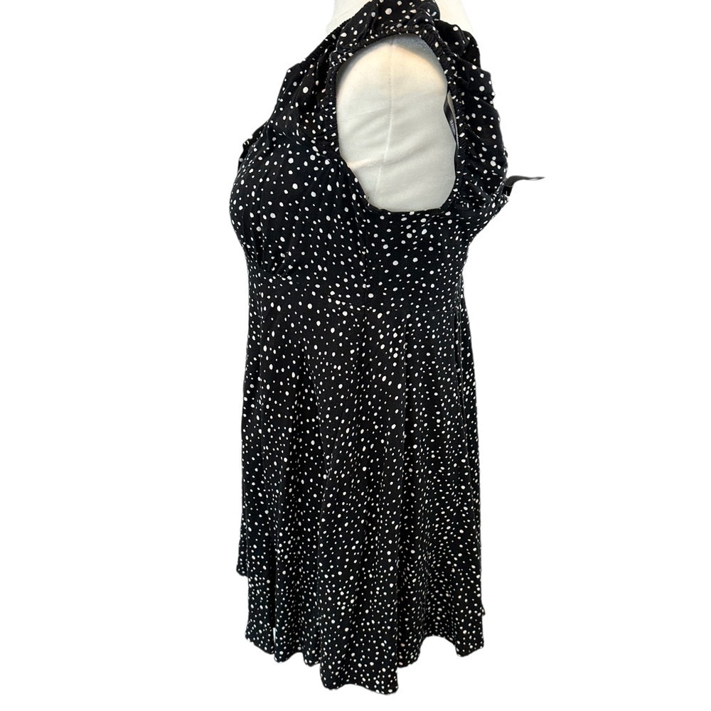 NWT Forever 21 Polka Dot Puff Sleeve Mini Dress - Picture 8 of 11
